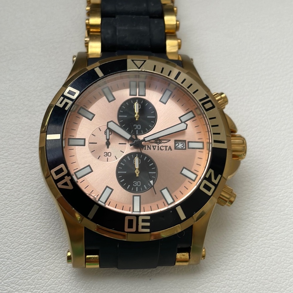 Invicta 80138 Sea Spider Men's Watch Quartz 50mm Stainless Steel Gold-tone